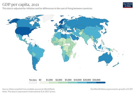 gdp per capita ranking 2023 world bank
